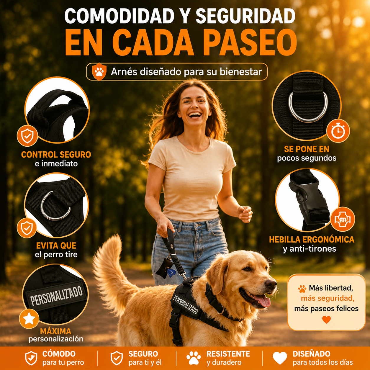 Collar Hairo veltrio™ – Antitirones, control total