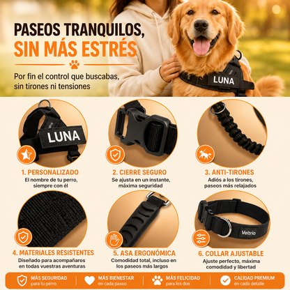 Collar Hairo veltrio™ – Antitirones, control total