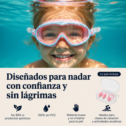 Gafas de natación de última generación para niños.