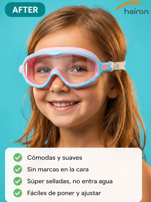 Gafas de natación de última generación para niños.